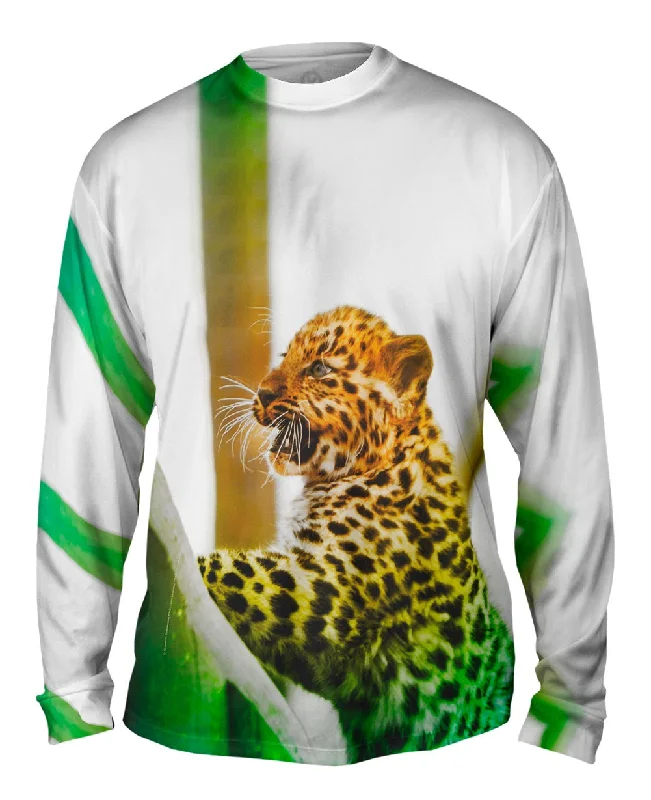 Wool Long Sleeve-Baby Leopard Chomps