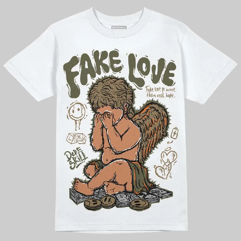 Music T-Shirt-Samba OG Focus Olive DopeSkill T-Shirt False Love Graphic