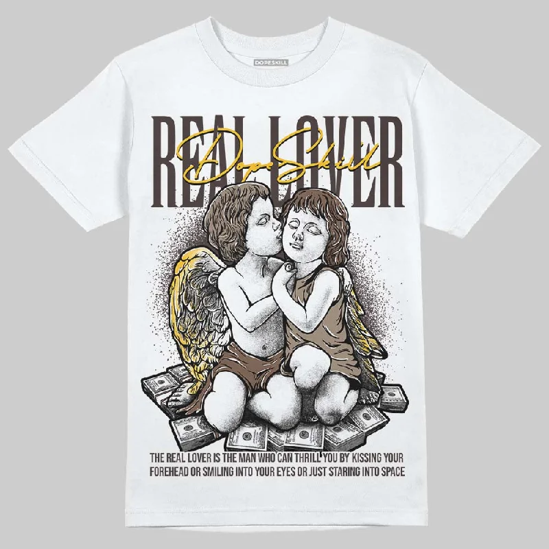 Breathable T-Shirt-Baroque Brown 12s DopeSkill T-Shirt Real Lover Graphic