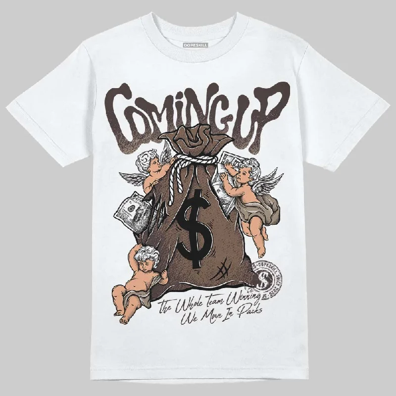 Superhero T-Shirt-Baroque Brown 12s DopeSkill T-Shirt Money Bag Coming Up Graphic