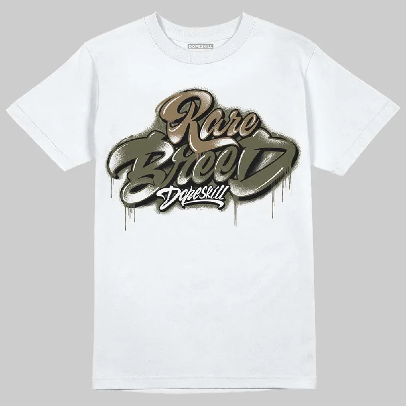 Casual Streetwear T-Shirt-Samba OG Focus Olive DopeSkill T-Shirt Rare Breed Type Graphic