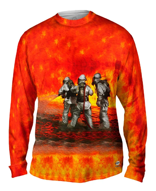 Exclusive Long Sleeve-Wall Of Flame Firefighters