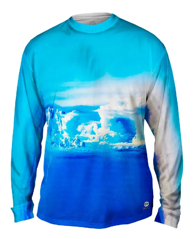 Distressed Long Sleeve-Soaring Clouds