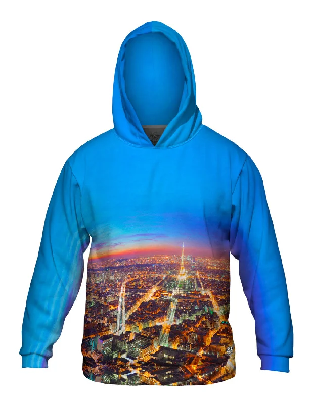 Everyday Wear Hoodie-Paris Night Glowing