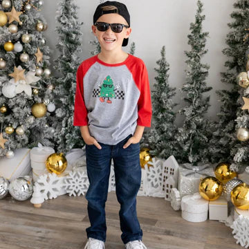 Layering T-Shirt-Christmas Tree Dude Shirt