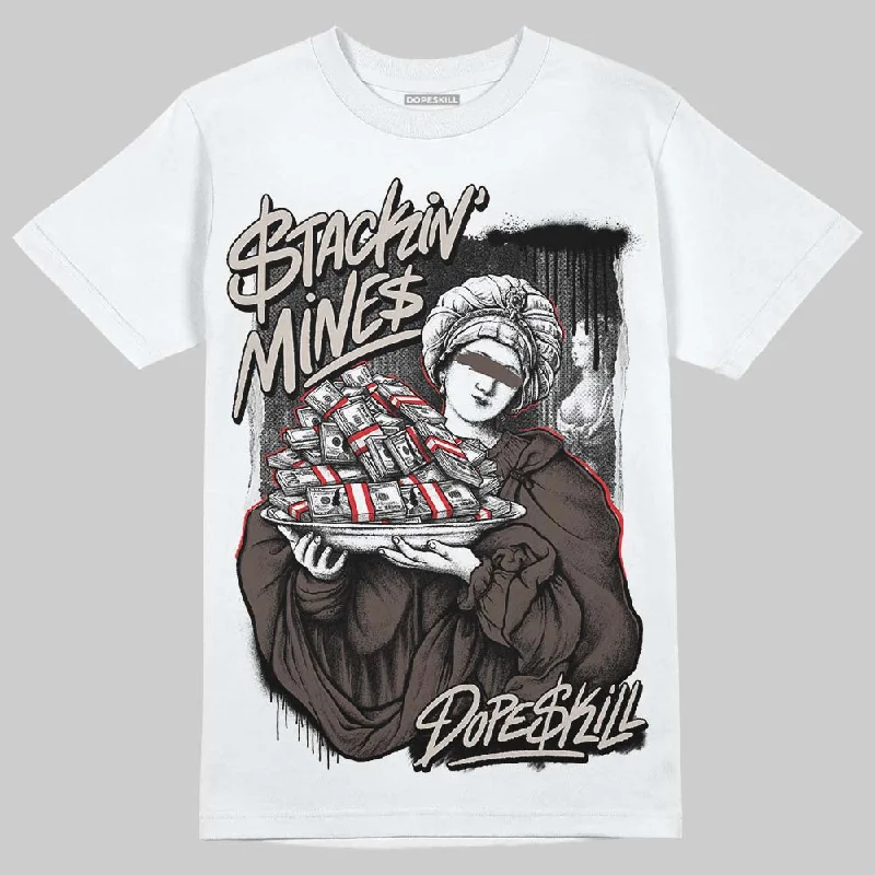 Hip Hop T-Shirt-Samba OG White Black Clear Granite DopeSkill T-Shirt Stackin Mines Graphic