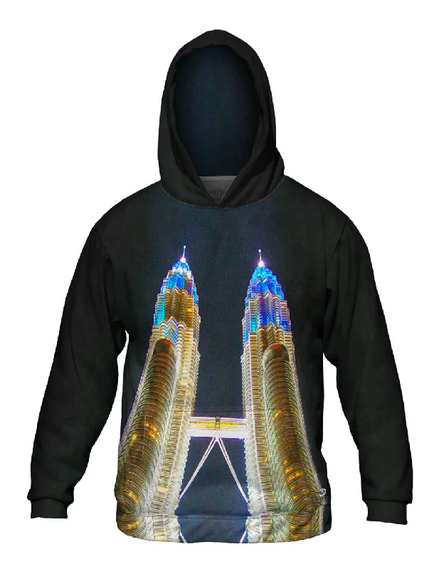 Modern Fit Hoodie-Petronas Towers Kuala Lumpur