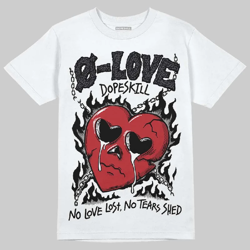 Skate T-Shirt-Black Cat 3s DopeSkill T-Shirt Crying Heart Graphic