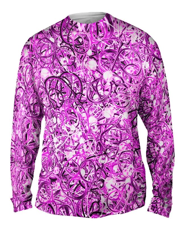 Essential Long Sleeve-Doctor Pride Stethoscope Purple