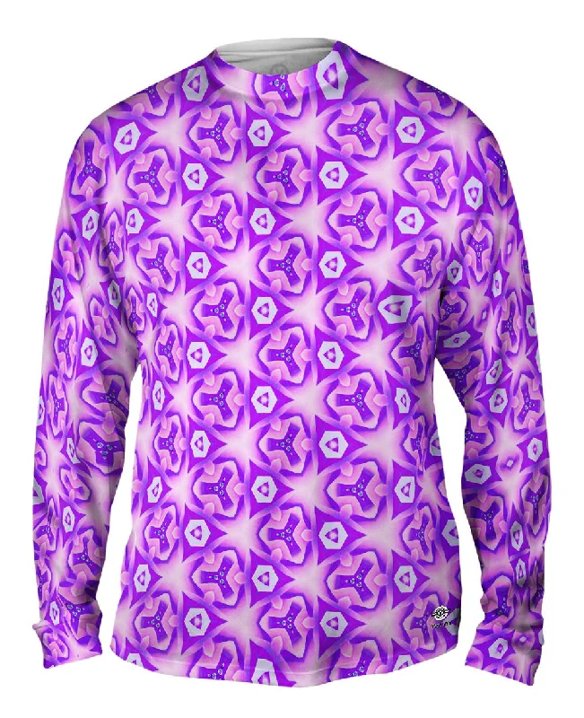 Pop Culture Long Sleeve-Purple Squirmy Pattern