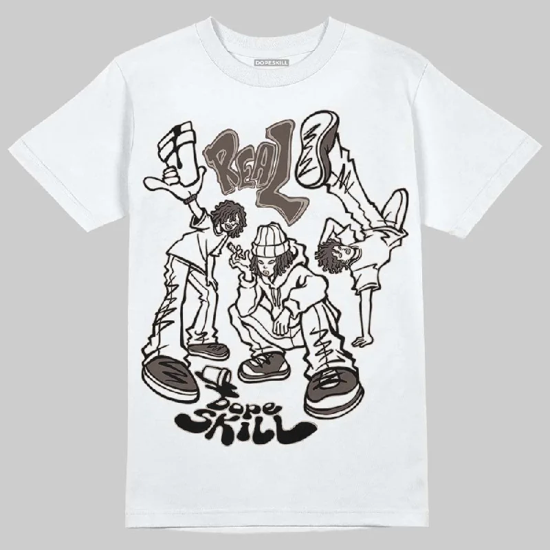 Cotton T-Shirt-Samba OG White Black Clear Granite DopeSkill T-Shirt Real Y2K Players Graphic