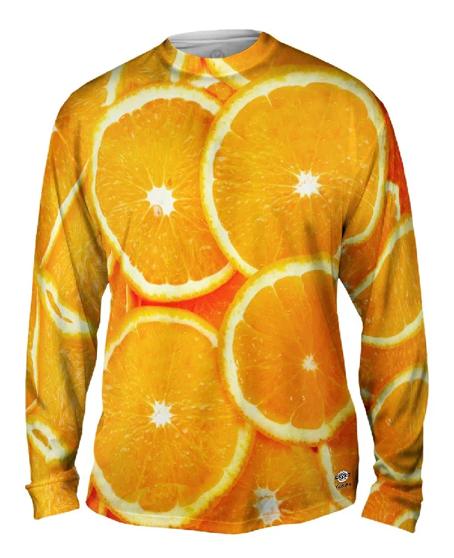 Movie Long Sleeve-Fresh Sliced Oranges