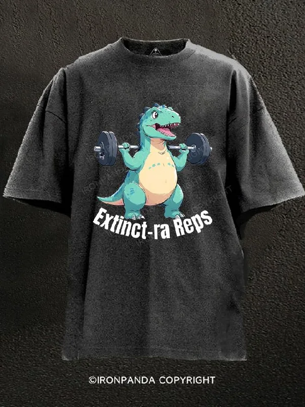 Lightweight T-Shirt-Dino-Mite Workout Washed Gym Shirt