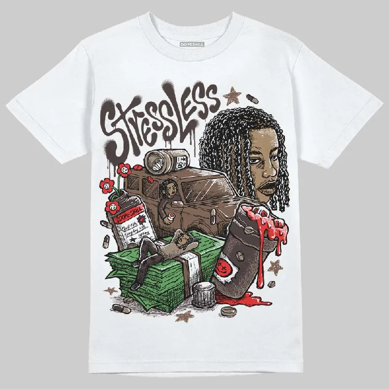 Oversized T-Shirt-Baroque Brown 12s DopeSkill T-Shirt Stressless Graphic