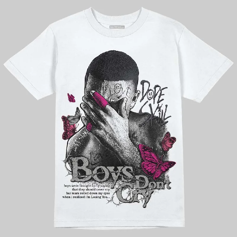 Luxury T-Shirt-Black Cat 3s DopeSkill T-Shirt Boys Don't Cry Graphic