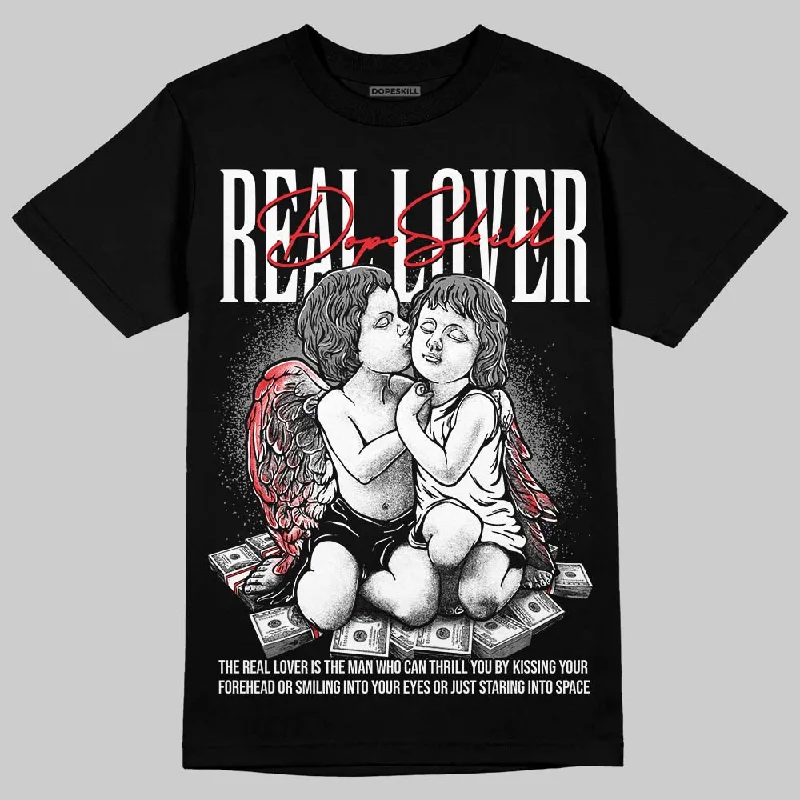 Rock Band T-Shirt-Rick Owens Black Leather Sneaker DopeSkill T-Shirt Real Lover Graphic