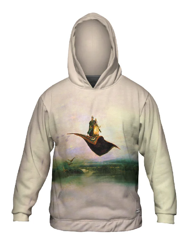 Bold Print Hoodie-Viktor M. Vasnetsov - "The Flying Carpet" (1880)