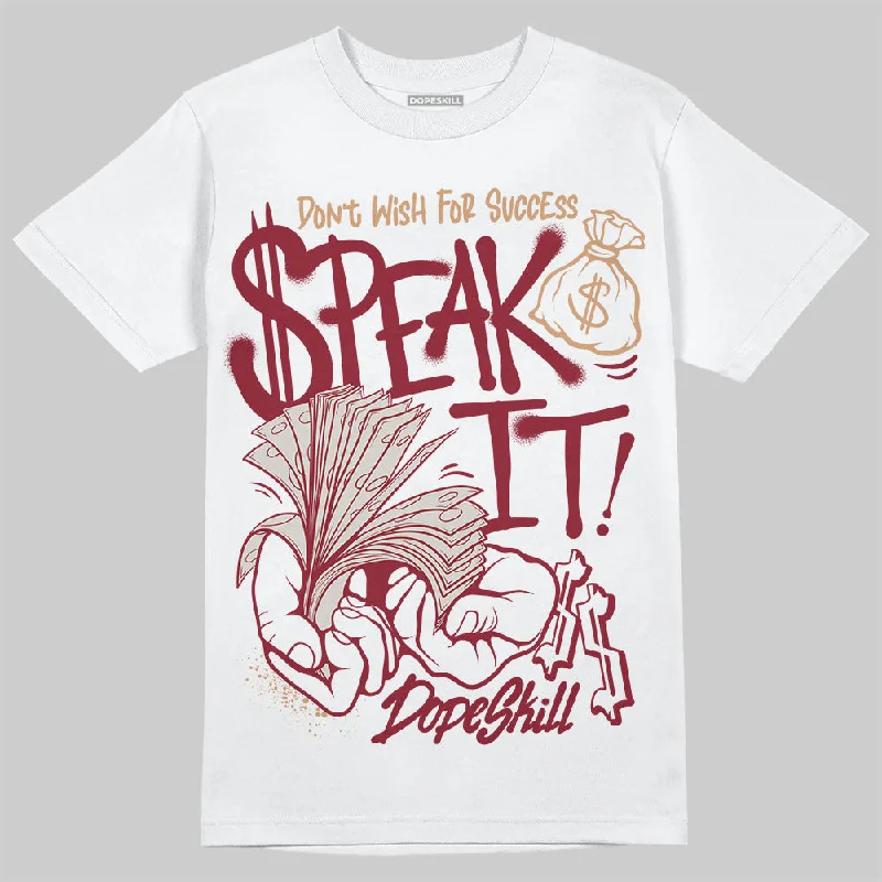 Luxury T-Shirt-Samba OG Collegiate Burgundy DopeSkill T-Shirt Speak It Graphic