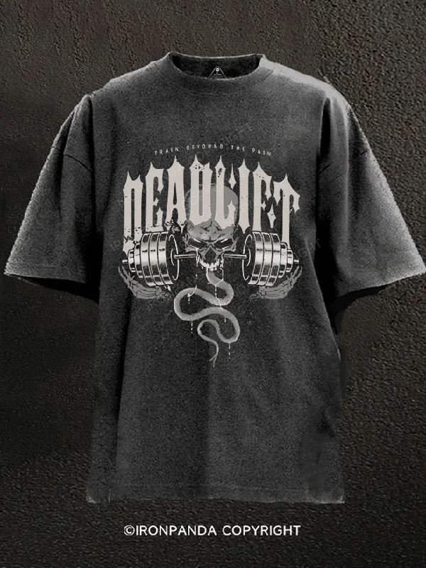 Soft T-Shirt-Deadlift Washed Gym Shirt