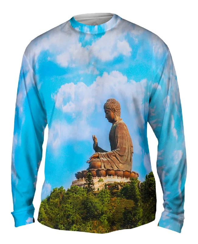 Camping Long Sleeve-Tian Tan Buddha Shrine