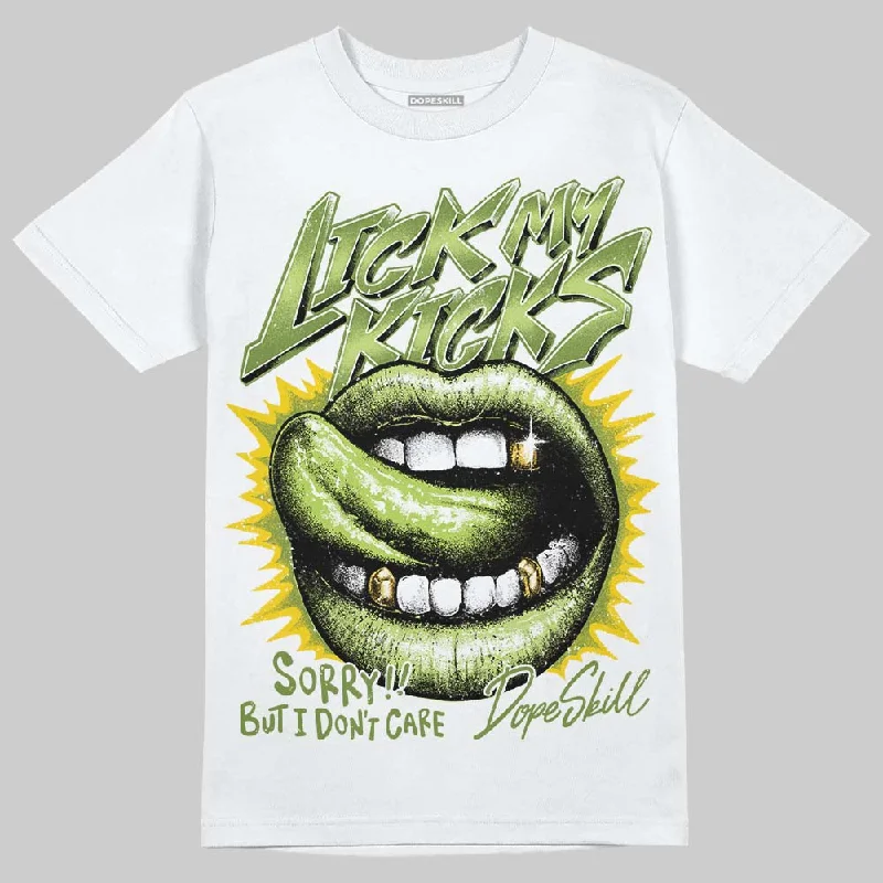 Casual Streetwear T-Shirt-SB Dunks Fruity Pack - Green Apple DopeSkill T-Shirt Lick My Kicks Graphic