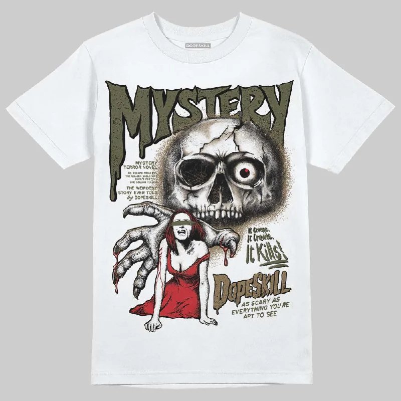 Cool T-Shirt-Samba OG Focus Olive DopeSkill T-Shirt Mystery Ghostly Grasp Graphic