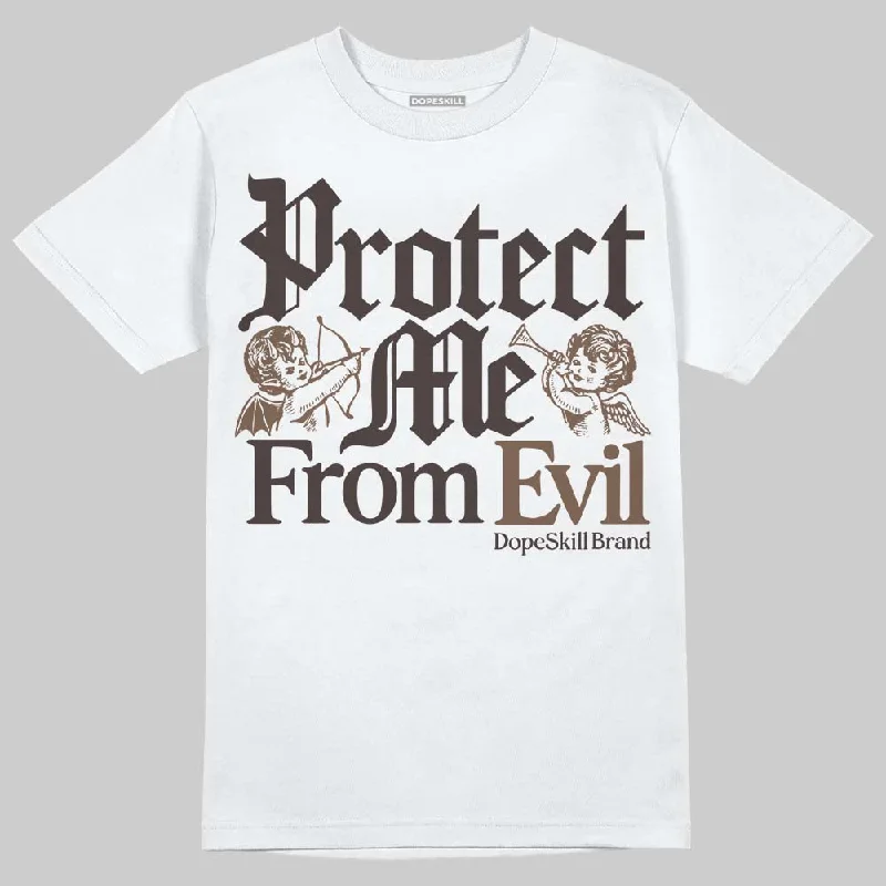 Comfortable T-Shirt-Baroque Brown 12s DopeSkill T-Shirt Protect Me From Evil Graphic