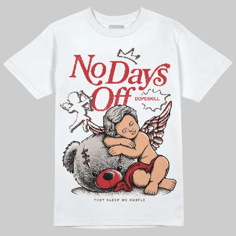 Outdoor T-Shirt-Samba OG White Better Scarlet DopeSkill T-Shirt New No Days Off Graphic