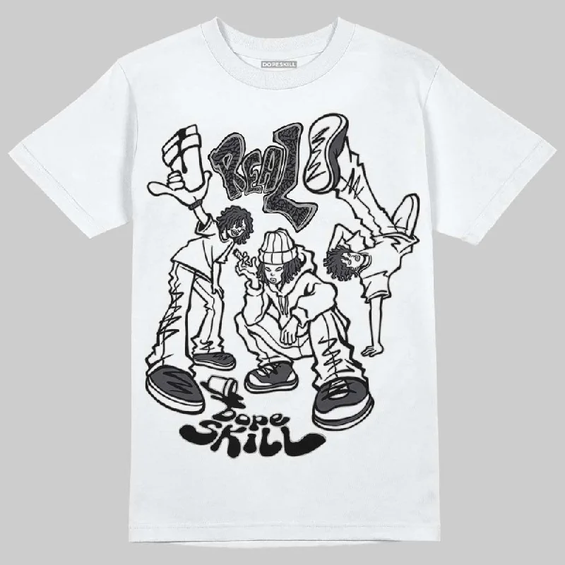 Cotton T-Shirt-Black Cat 3s DopeSkill T-Shirt Real Y2K Players Graphic