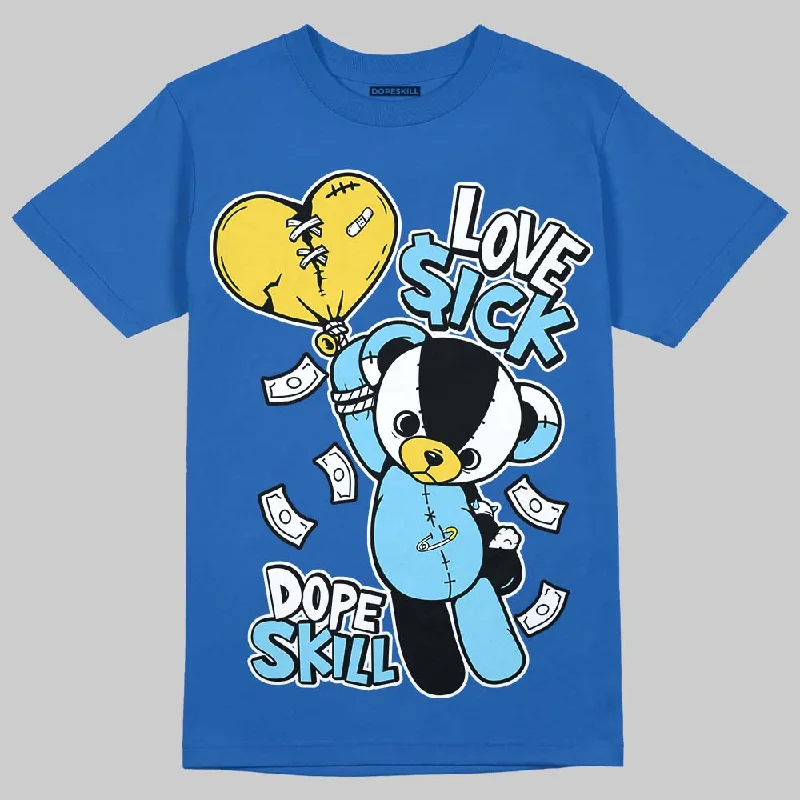 Modern Fit T-Shirt-Foamposite One Dark Neon Royal DopeSkill Royal T-shirt Love Sick Graphic