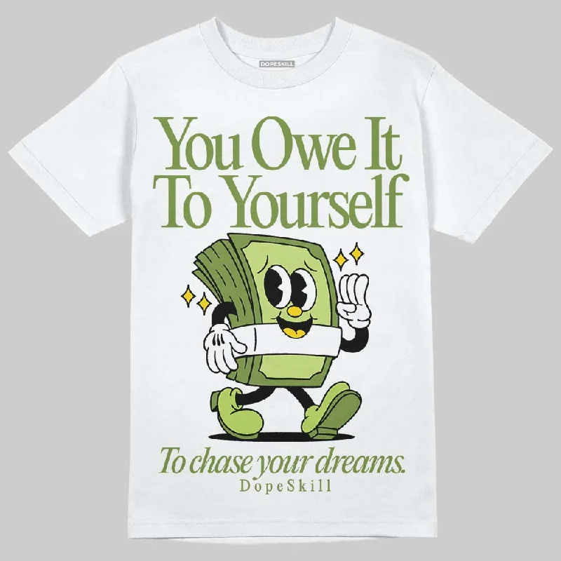 Floral T-Shirt-SB Dunks Fruity Pack - Green Apple DopeSkill T-Shirt Owe It To Yourself Graphic