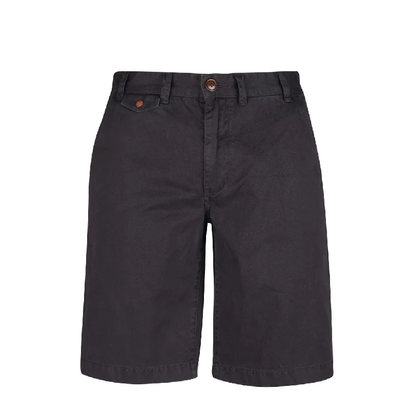 Baseball Shorts-Barbour Neuston Twill Shorts Navy