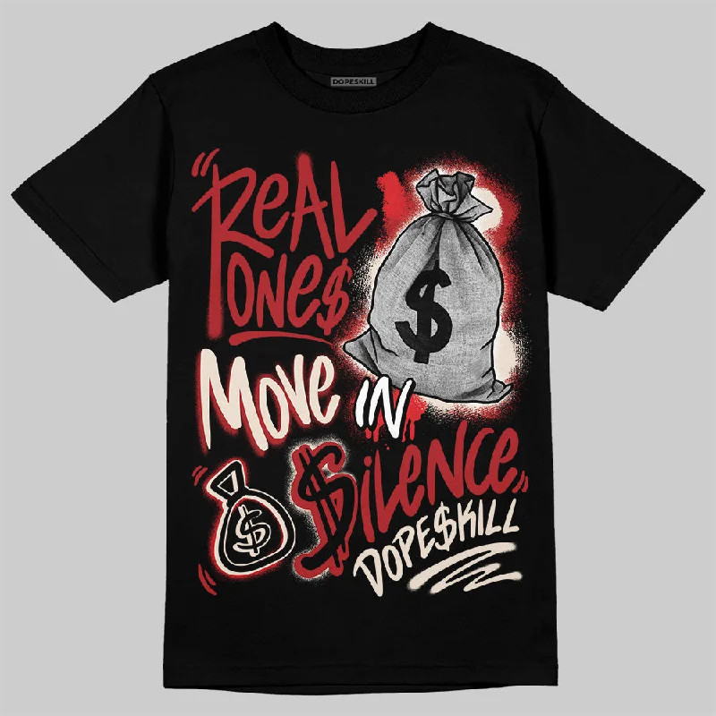 Festival T-Shirt-Samba OG Talchum Pack Scarlet DopeSkill T-Shirt Real Ones Move In Silence Graphic