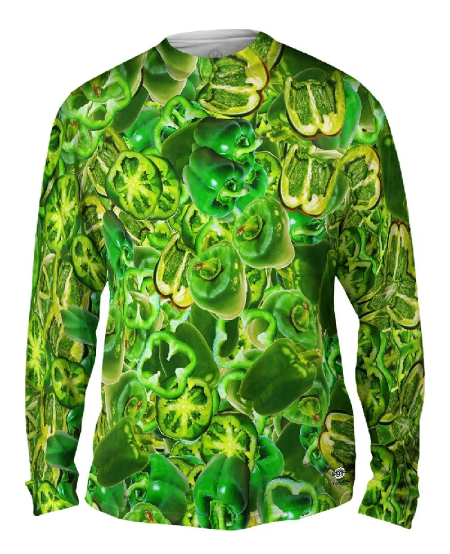 Slim Fit Long Sleeve-Green Pepper Jumbo