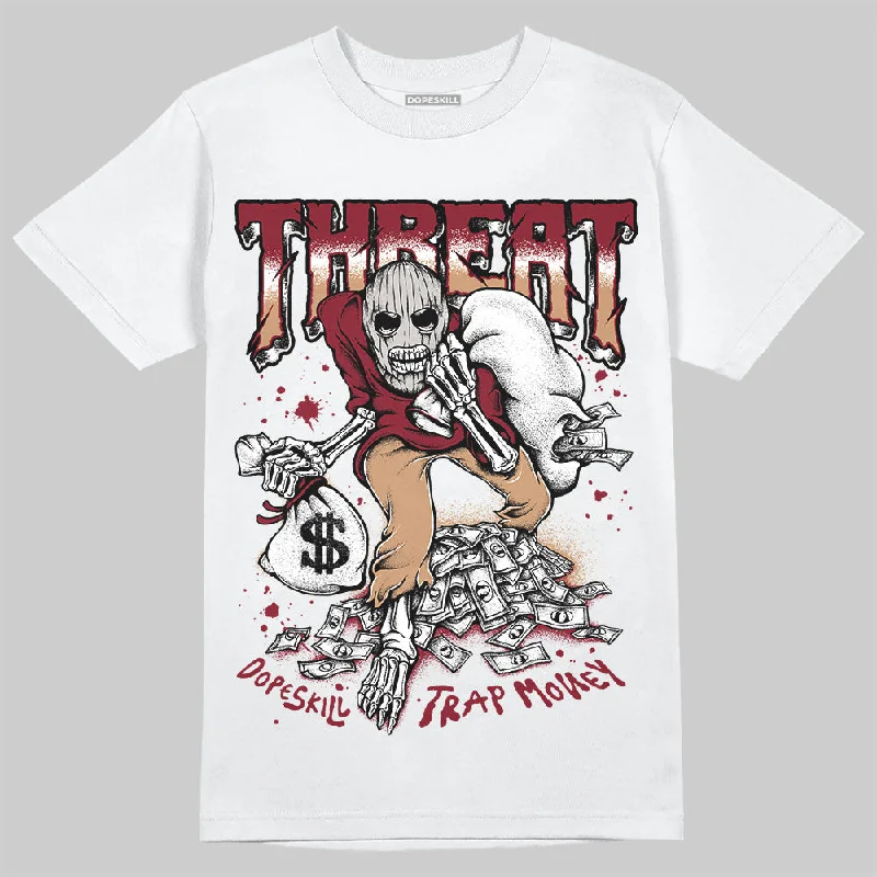 Punk T-Shirt-Samba OG Collegiate Burgundy DopeSkill T-Shirt Threat Graphic