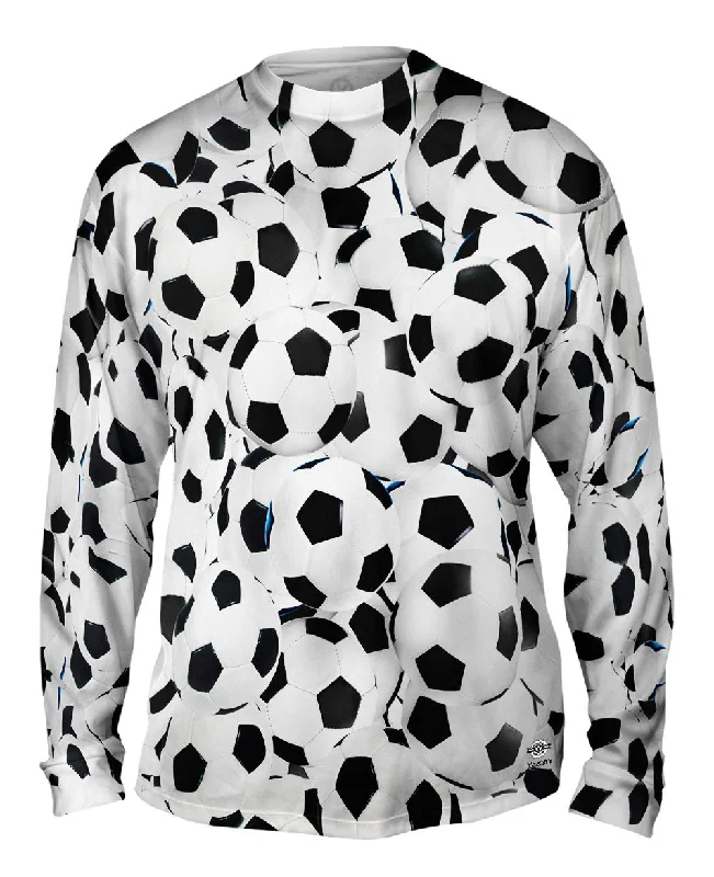 Monochrome Long Sleeve-Soccer Pride Soccer Ball