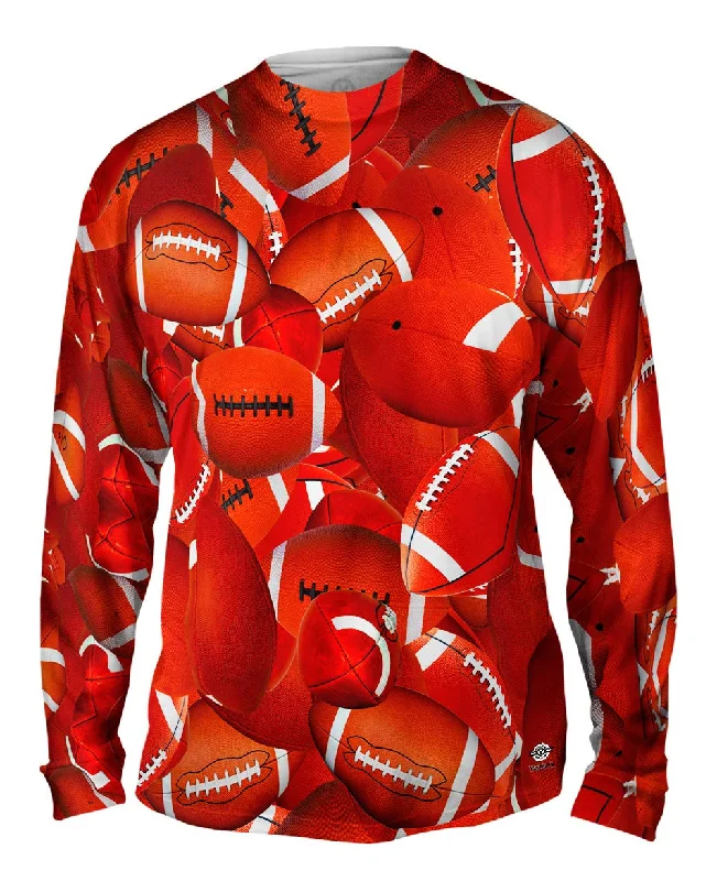 Two Tone Long Sleeve-Touchdown Football Pride