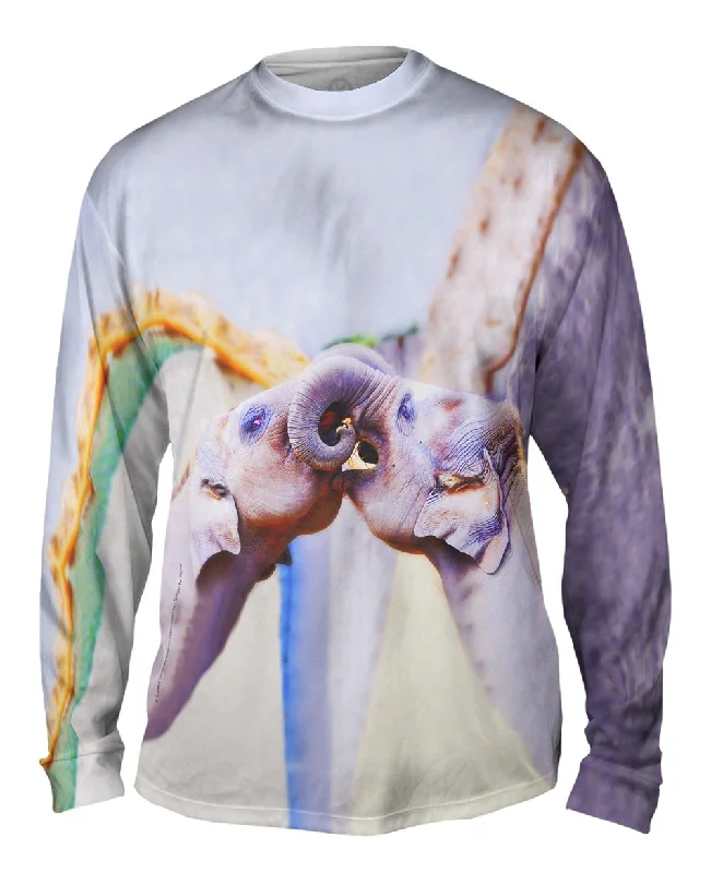 Color Block Long Sleeve-Elephant Kiss