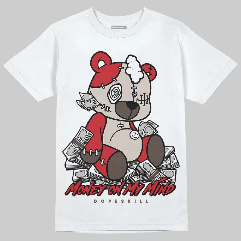 Cycling T-Shirt-Samba OG White Better Scarlet DopeSkill T-Shirt MOMM Bear Graphic