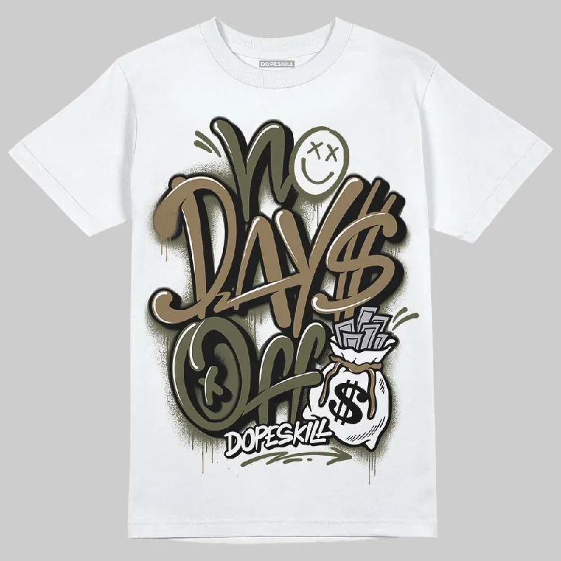 Signature T-Shirt-Samba OG Focus Olive DopeSkill T-Shirt No Days Off Graphic