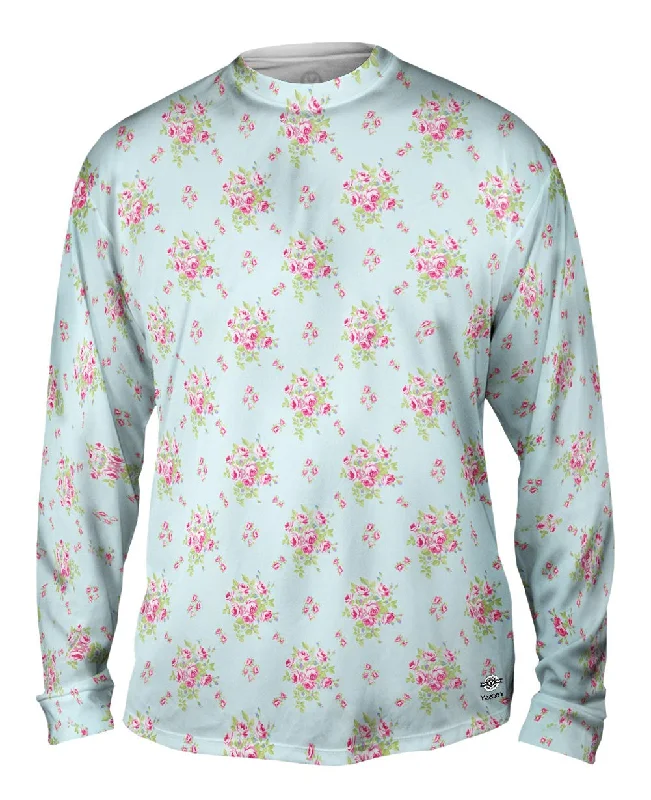 Oversized Long Sleeve-Rose Hipster Passion Pattern