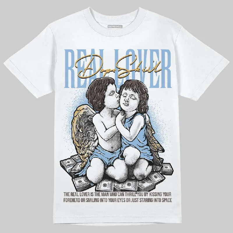 Hip Hop T-Shirt-Handball Spezial Light Blue DopeSkill T-Shirt Real Lover Graphic