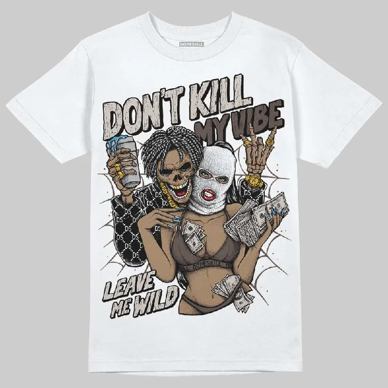 Streetwear T-Shirt-Samba OG White Black Clear Granite DopeSkill T-Shirt Don't Kill My Vibe Graphic