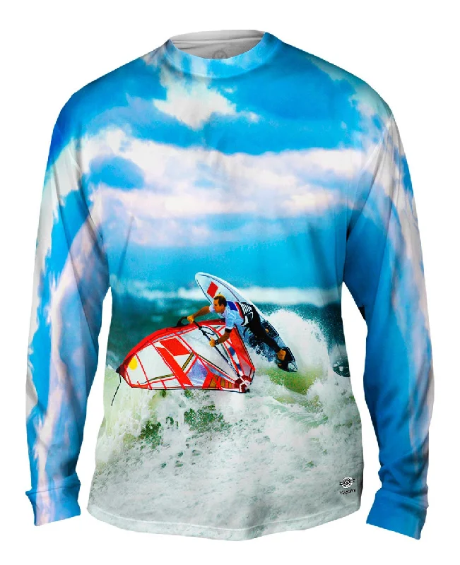 Collared Long Sleeve-Wind Surfing Madness