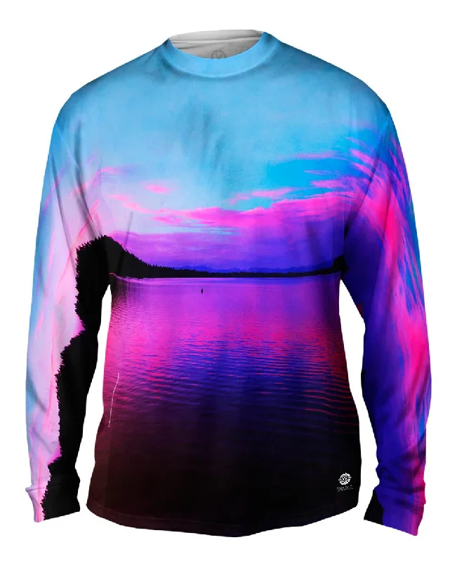 Stylish Long Sleeve-Fallen Leaf Lake Sunset