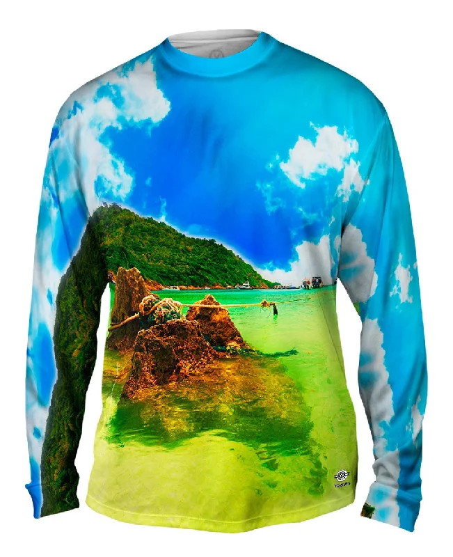 Basketball Long Sleeve-Cliff Of Vacation Future