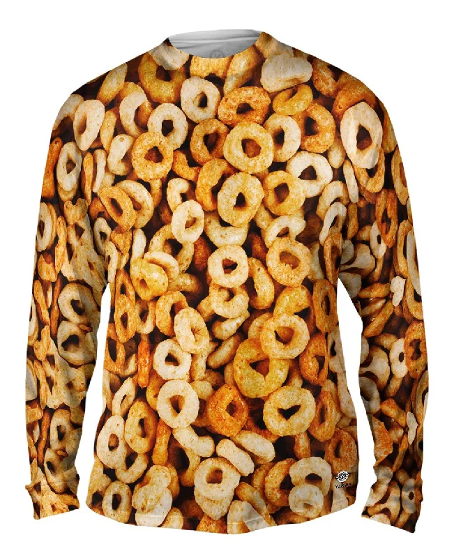 Slogan Long Sleeve-Cereal Lover Breakfast