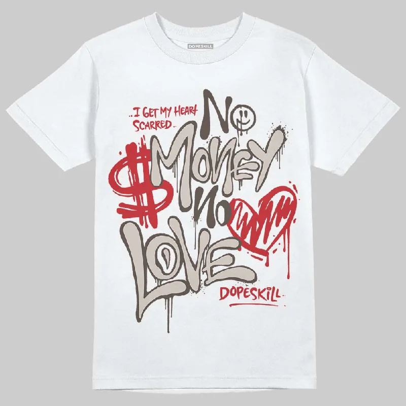 Meme T-Shirt-Samba OG White Better Scarlet DopeSkill T-Shirt No Money No Love Typo Graphic