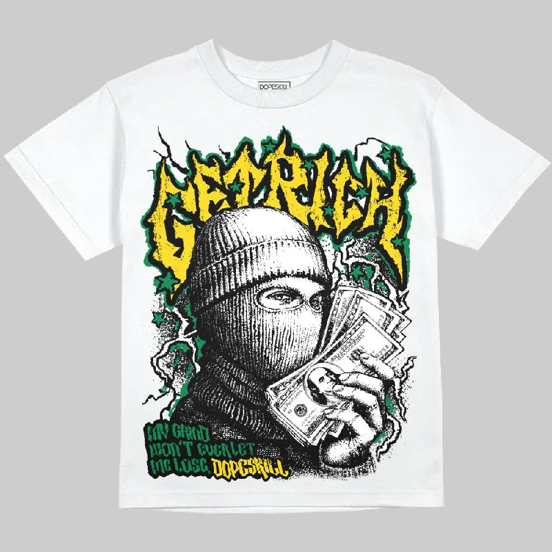 Gym T-Shirt-Green Collection DopeSkill Oversize Print T-Shirt Wealthy Graphic