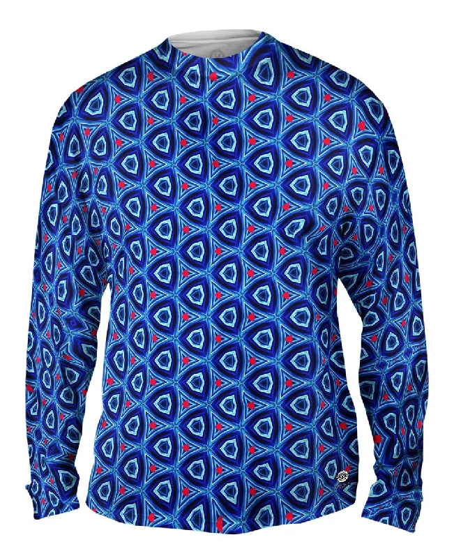 Thermal Lined Long Sleeve-Blue Sky Murano Pattern